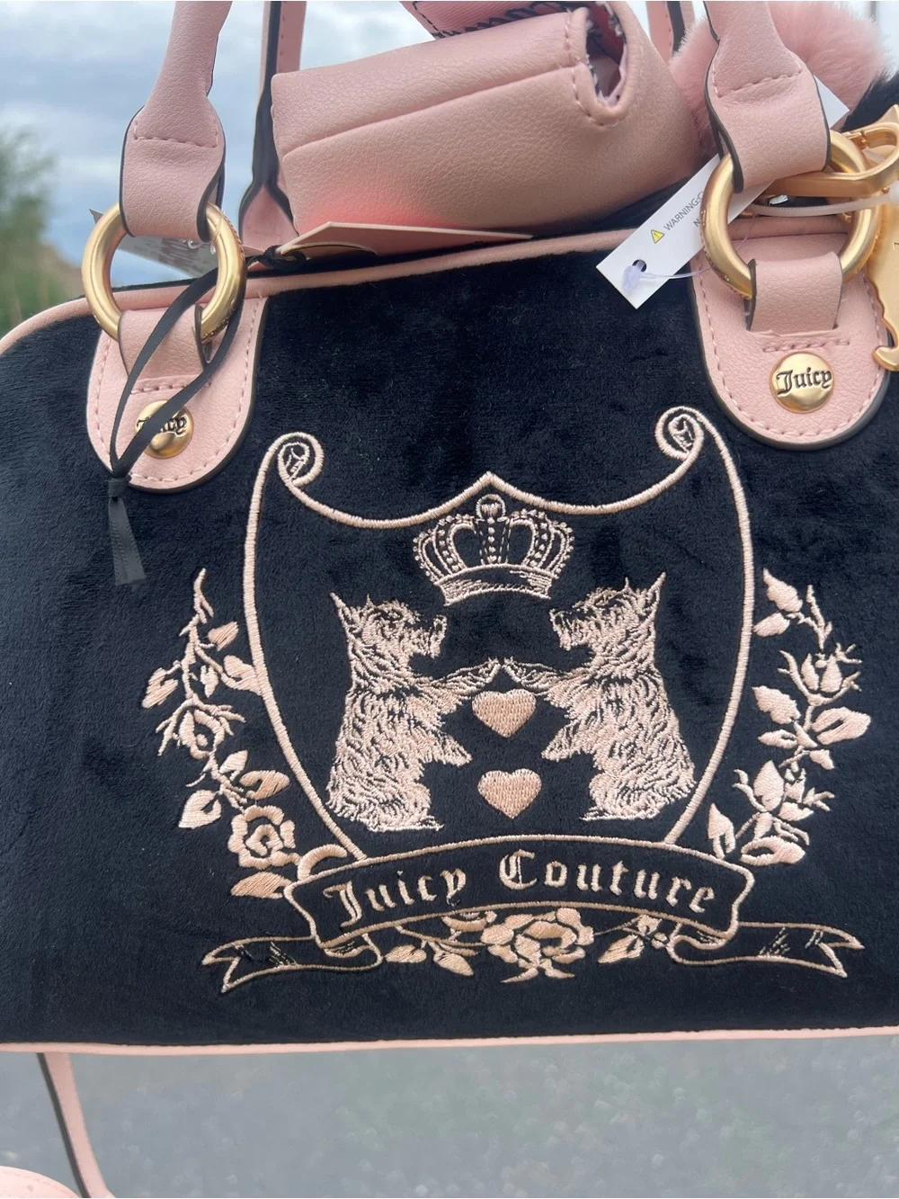 Juicy Couture black velvet